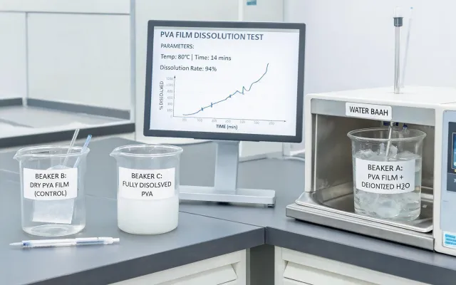 PVOH dissolution test